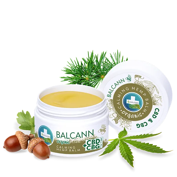ANNABIS BALCANN ORGANISCHE HANFSALBE MIT CBD & CBG +eichenrinden