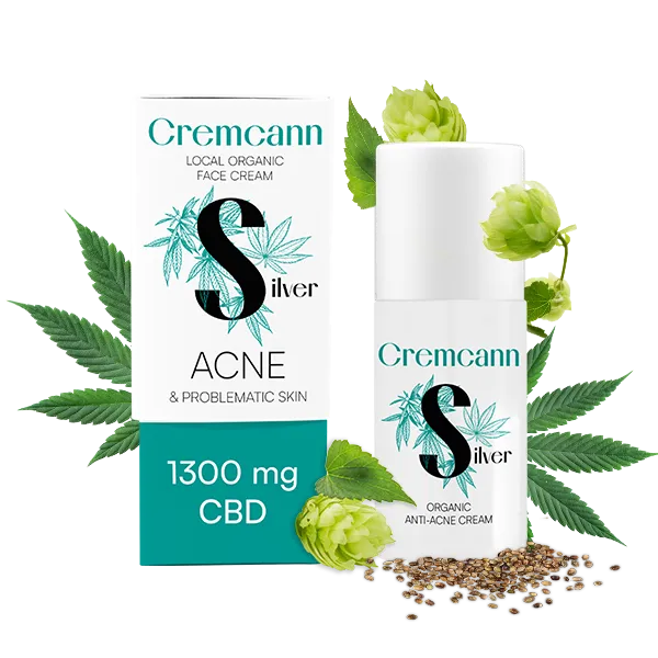 CREMCANN SILBER 1 300 mg LOKALE ORGANISCHE CREME FÜR PROBLEMATISCHE HAUT