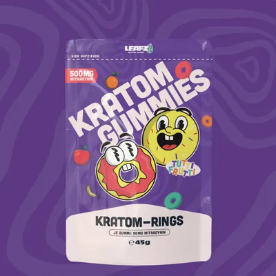 Leafz Kratom Gummies – 500mg Mitragynin Aromagummies